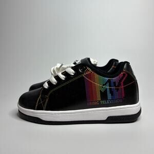 Heelys Women’s Split MTV Roller Skate Sneakers in Black/White/Rainbow